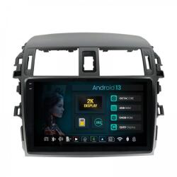 Alemarauto Navigatie 2K Toyota Corolla (2007-2013) 4GB RAM Android 13 Octacore Slot Sim 4G DSP GPS Wi-FI Carplay Android Auto USB Bluetooth Waze Touchscreen 9.5 Inch (HB-6490042K+AD-BGRKIT067)