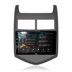 Alemarauto Navigatie Chevrolet Aveo 2 (2010-2015) 4GB RAM Android 13 Quadcore DSP GPS Wi-FI Carplay Android Auto USB Bluetooth Waze Touchscreen 9 inch (HB-649004L+AD-BGRKIT239)