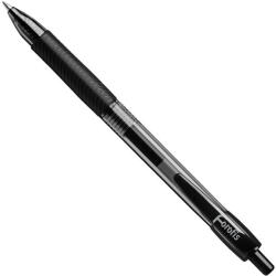 FOROFIS Zselés toll nyomógombos fekete tinta 0.7mm, utántölthető, Forofis (FO_91537)