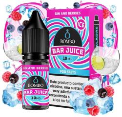 Bombo Bar Juice Gin & Berries Ice Nic Salts 10ml