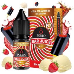 Bombo Bar Juice Cola Strawberry Ice Cream Nic Salts 10ml