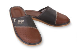 Wooline VIP MEN 100% bőr férfi papucs Cipőméret: 45 - 45