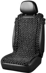 AMiO Husă Scaun Auto Mărgele din Lemn Neagră 44x106cm - Amio 04431 Csm-18 (04431)