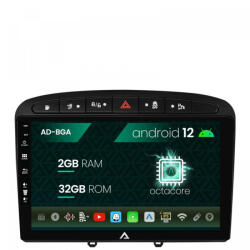 Autodrop Navigatie Peugeot 308, 408 (2008-2013), Android 12, A-Octacore , 2GB RAM , 32GB ROM, 9 Inch - AD-BGA9002, AD-BGRKIT265 (AD-BGA9002+AD-BGRKIT265)
