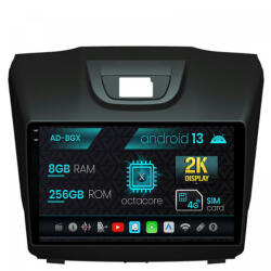 Autodrop Navigatie Isuzu D-MAX (2015, ), Android 13, X-Octacore , 8GB RAM , 256GB ROM, 9.5 Inch - AD-BGX9008, AD-BGRKIT311 (AD-BGX9008+AD-BGRKIT311)