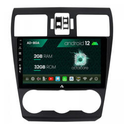 Autodrop Navigatie Subaru Forester (2012-2018), Android 12, A-Octacore , 2GB RAM , 32GB ROM, 9 Inch - AD-BGA9002, AD-BGRKIT334 (AD-BGA9002+AD-BGRKIT334)