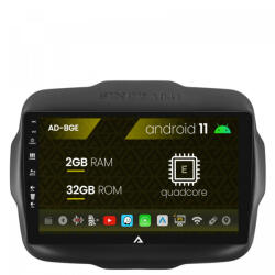 Autodrop Navigatie Jeep Renegade (2014-2018), Android 11, E-Quadcore , 2GB RAM , 32GB ROM, 9 Inch - AD-BGE9002, AD-BGRKIT286 (AD-BGE9002+AD-BGRKIT286)