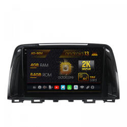 Autodrop Navigatie Mazda 6 (2012-2017), Android 13, V-Octacore , 4GB RAM , 64GB ROM, 9.5 Inch - AD-BGV9004, AD-BGRKIT328v2 (AD-BGV9004+AD-BGRKIT328v2)