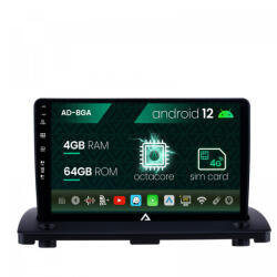 Autodrop Navigatie Volvo XC90 (2002-2014), Android 12, A-Octacore , 4GB RAM , 64GB ROM, 9 Inch - AD-BGA9004, AD-BGRKIT402 (AD-BGA9004+AD-BGRKIT402)