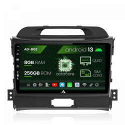 Autodrop Navigatie Kia Sportage (2010-2016), Android 13, Z-Octacore, 8GB RAM , 256GB ROM, 9 Inch - AD-BGZ9008, AD-BGRKIT146 (AD-BGZ9008+AD-BGRKIT146)