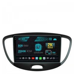 Autodrop Navigatie Hyundai I10 (2007-2013), Android 13, X-Octacore , 8GB RAM , 256GB ROM, 9.5 Inch - AD-BGX9008, AD-BGRKIT198 (AD-BGX9008+AD-BGRKIT198)