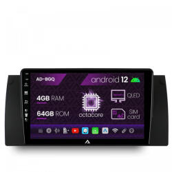 Autodrop Navigatie BMW E39, E53, E38, Android 12, Q-Octacore , 4GB RAM , 64GB ROM, 9 Inch - AD-BGQ9004, AD-BGRKIT392 (AD-BGQ9004+AD-BGRKIT392)
