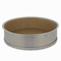 de Buyer Tava rotunda pentru prajituri, de Buyer, otel, 24 cm, argintiu (3213.24)