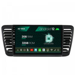 Autodrop Navigatie Subaru Legacy (2004-2010), Android 12, A-Octacore , 2GB RAM , 32GB ROM, 9 Inch - AD-BGA9002, AD-BGRKIT338 (AD-BGA9002+AD-BGRKIT338)