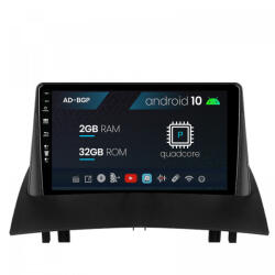 Autodrop Navigatie Renault Megane 2 (2002-2009), Android 10, P-Quadcore , 2GB RAM , 32GB ROM, 9 Inch - AD-BGP9002, AD-BGRKIT371 (AD-BGP9002+AD-BGRKIT371)