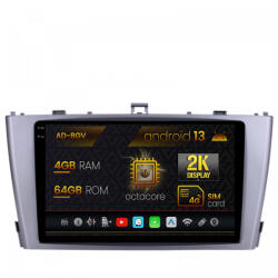 Autodrop Navigatie Toyota Avensis (2008-2015), Android 13, V-Octacore , 4GB RAM , 64GB ROM, 9.5 Inch - AD-BGV9004, AD-BGRKIT093 (AD-BGV9004+AD-BGRKIT093)