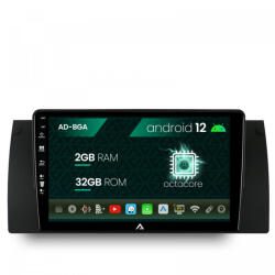 Autodrop Navigatie BMW E39, E53, E38, Android 12, A-Octacore , 2GB RAM , 32GB ROM, 9 Inch - AD-BGA9002, AD-BGRKIT392 (AD-BGA9002+AD-BGRKIT392)