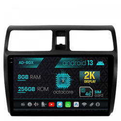Autodrop Navigatie Suzuki Swift (2003-2010), Android 13, X-Octacore , 8GB RAM , 256GB ROM, 9.5 Inch - AD-BGX9008, AD-BGRKIT301 (AD-BGX9008+AD-BGRKIT301)