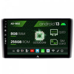 Autodrop Navigatie Iveco Daily (2006-2014), Android 13, Z-Octacore , 8GB RAM , 256GB ROM, 9 Inch - AD-BGZ9008, AD-BGRKIT361V2 (AD-BGZ9008+AD-BGRKIT361V2)