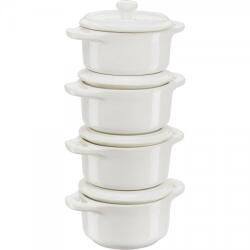 Staub Set 4 oale universale, Ceramica, 200ml, Alb (1008680)