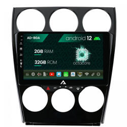 Autodrop Navigatie Mazda 6 (2002-2008), Android 12, A-Octacore , 2GB RAM , 32GB ROM, 9 Inch - AD-BGA9002, AD-BGRKIT321 (AD-BGA9002+AD-BGRKIT321)
