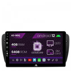 Autodrop Navigatie Seat Ibiza (2009-2013), Android 12, Q-Octacore , 4GB RAM , 64GB ROM, 9 Inch - AD-BGQ9004, AD-BGRKIT049 (AD-BGQ9004+AD-BGRKIT049)
