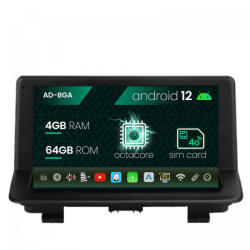 Autodrop Navigatie Audi Q3 (2011-2018), Android 12, A-Octacore , 4GB RAM , 64GB ROM, 9 Inch - AD-BGA9004, AD-BGRKIT427 (AD-BGA9004+AD-BGRKIT427)