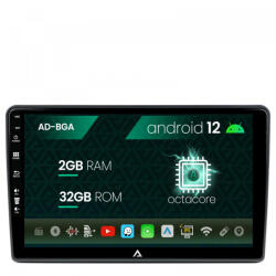 Autodrop Navigatie Toyota Auris (2006-2012), Android 12, A-Octacore , 2GB RAM , 32GB ROM, 9 Inch - AD-BGA9002, AD-BGRKIT091V2 (AD-BGA9002+AD-BGRKIT091V2)