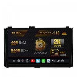 Autodrop Navigatie Toyota Auris, Corolla (2016, ), Android 13, V-Octacore , 4GB RAM , 64GB ROM, 9.5 Inch - AD-BGV9004, AD-BGRKIT089AV2 (AD-BGV9004+AD-BGRKIT089AV2)