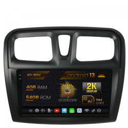 Autodrop Navigatie Dacia Logan , Sandero, Android 13, V-Octacore , 4GB RAM , 64GB ROM, 9.5 Inch - AD-BGV9004, AD-BGRKIT375 (AD-BGV9004+AD-BGRKIT375)