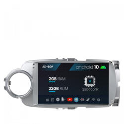 Autodrop Navigatie Toyota Yaris (2010-2018), Android 10, P-Quadcore , 2GB RAM , 32GB ROM, 9 Inch - AD-BGP9002, AD-BGRKIT104 (AD-BGP9002+AD-BGRKIT104)