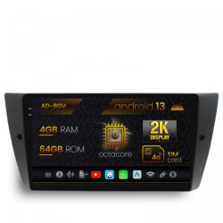 Autodrop Navigatie BMW Seria 3 E90, E91, E92, Android 13, V-Octacore , 4GB RAM , 64GB ROM, 9.5 Inch - AD-BGV9004, AD-BGRKIT391 (AD-BGV9004+AD-BGRKIT391)