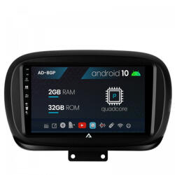 Autodrop Navigatie Fiat 500X (2014-2020), Android 10, P-Quadcore , 2GB RAM , 32GB ROM, 9 Inch - AD-BGP9002, AD-BGRKIT362 (AD-BGP9002+AD-BGRKIT362)