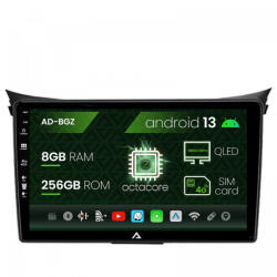 Autodrop Navigatie Hyundai I30 (2012-2016), Android 13, Z-Octacore , 8GB RAM , 256GB ROM, 9 Inch - AD-BGZ9008, AD-BGRKIT217V2 (AD-BGZ9008+AD-BGRKIT217V2)