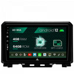 Autodrop Navigatie Suzuki Jimny (2018-2022), Android 12, A-Octacore , 4GB RAM , 64GB ROM, 9 Inch - AD-BGA9004, AD-BGRKIT312 (AD-BGA9004+AD-BGRKIT312)