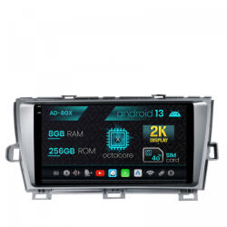 Autodrop Navigatie Toyota Prius (2009-2014), Android 13, X-Octacore , 8GB RAM , 256GB ROM, 9.5 Inch - AD-BGX9008, AD-BGRKIT089 (AD-BGX9008+AD-BGRKIT089)