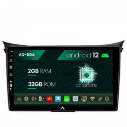 Autodrop Navigatie Hyundai I30 (2012-2016), Android 12, A-Octacore , 2GB RAM , 32GB ROM, 9 Inch - AD-BGA9002, AD-BGRKIT217V2 (AD-BGA9002+AD-BGRKIT217V2)