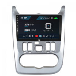 Autodrop Navigatie Dacia Logan , Duster , Sandero (2008-2013), Android 10, P-Quadcore , 2GB RAM , 32GB ROM, 9 Inch - AD-BGP9002, AD-BGRKIT367 (AD-BGP9002+AD-BGRKIT367)