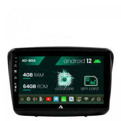 Autodrop Navigatie Mitsubishi L200 , Pajero Sport, Android 12, A-Octacore , 4GB RAM , 64GB ROM, 9 Inch - AD-BGA9004, AD-BGRKIT278 (AD-BGA9004+AD-BGRKIT278)