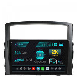 Autodrop Navigatie Mitsubishi Pajero (2006-2014), Android 13, X-Octacore , 8GB RAM , 256GB ROM, 9.5 Inch - AD-BGX9008, AD-BGRKIT271 (AD-BGX9008+AD-BGRKIT271)