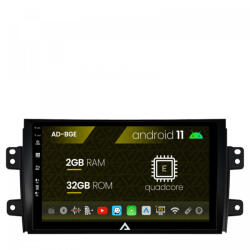 Autodrop Navigatie Suzuki SX4 , Fiat Sedici, Android 11, E-Quadcore , 2GB RAM , 32GB ROM, 9 Inch - AD-BGE9002, AD-BGRKIT307 (AD-BGE9002+AD-BGRKIT307)