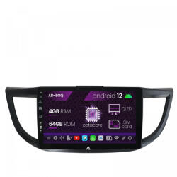 Autodrop Navigatie Honda CRV (2011-2016), Android 12, Q-Octacore , 4GB RAM , 64GB ROM, 9 Inch - AD-BGQ9004, AD-BGRKIT003 (AD-BGQ9004+AD-BGRKIT003)
