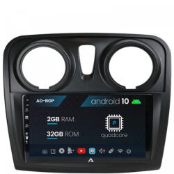 Autodrop Navigatie Dacia Sandero, Logan, Android 10, P-Quadcore , 2GB RAM , 32GB ROM, 9 Inch - AD-BGP9002, AD-BGRKIT376 (AD-BGP9002+AD-BGRKIT376)