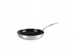 GreenPan Tigaie GreenPan Premiere 24cm, inox, neaderenta, pentru inductie, utilizare in cuptor pana la 220C (CC003817-001)