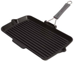 Staub Tigaie grill dreptunghiulara, fonta, 34x21 cm, Black - Staub (1003960)
