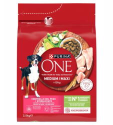 ONE Weight Control Sterilized medium/maxi turkey 2,5 kg