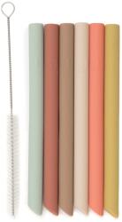  Jollein szilikon szívószálak - multicolour (709-007-68188)
