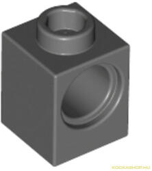 LEGO® Sötét kékesszürke Technic kocka 1x1 lyukkal (4210639)