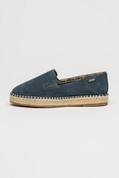 s. Oliver s. Oliver, Nyersbőr espadrilles diszkrét logós foltrátéttel, Sötétkék, 39 (2177756-5750-39)