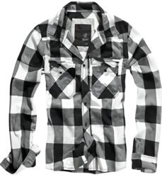 Brandit Kockás Ing Brandit Check Shirt Fekete - Fehér L (BF-4002.46.L)